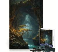 Rompecabezas La Puerta Mística para Adultos, 1000 Piezas, para estimular la Memoria, Momentos acogedores, Montaje de Patrones, Lista de Deseos de Papá Noel 50x75cm