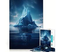 Rompecabezas La Soledad del Iceberg de 1000 Piezas para Adultos Fortalece la Memoria Divertido y Casual Bordes limpios Regalo clásico (50x75cm)