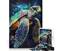 Rompecabezas La Tortuga Paciente para Adultos, 1000 Piezas, para estimular la Memoria, Momentos acogedores, armar el Rompecabezas y Encontrar la Lista de Deseos de Santa Claus 38x26cm