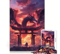 Rompecabezas La última Resistencia de los samuráis de 1000 Piezas para Adolescentes Juguete para ejercitar la Mente Tiempo de relajación Arte para armar Regalo de Temporada (38x26cm)