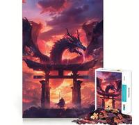 Rompecabezas La última Resistencia de los samuráis de 1000 Piezas para Adolescentes Juguete para ejercitar la Mente Tiempo de relajación Arte para armar Regalo de Temporada (38x26cm)