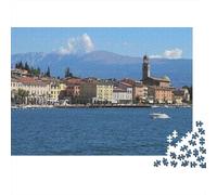 Rompecabezas Lago de Garda 1000 Piezas Puzzle para Adultos Y Niños - Juego Didáctico,Divertida Actividad para Toda La Familia 70x50cm/1000pcs
