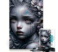 Rompecabezas Lágrimas de la Sirena para Adolescentes, 1000 Piezas, Juguete de lógica, diversión Relajante, Bordes Suaves, Regalo de cumpleaños 50x75cm