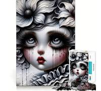 Rompecabezas Lágrimas de Porcelana de 1000 Piezas para Adultos Juguete de lógica Mental Diversión Tranquila Corte Firme Regalo preciado 50x75cm