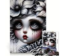 Rompecabezas Lágrimas de Porcelana de 1000 Piezas para Adultos Juguete de lógica Mental Diversión Tranquila Corte Firme Regalo preciado 50x75cm