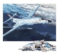 Rompecabezas Lancer B1B de 1000 Piezas para Adultos. Rompecabezas de Papel Educativo, Juego Familiar. 38 x 26 cm / 1000 Piezas.