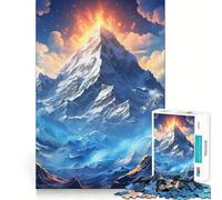 Rompecabezas Las majestuosas montañas para Adolescentes, 1000 Piezas, Juguete cognitivo, pasatiempo Tranquilo, Borde Premium, 50x75cm