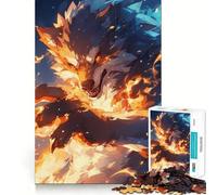 Rompecabezas Legendario del Monstruo Lobo para Adultos,1000 Piezas,Juego de Habilidad y Pensamiento,Troquelado de Alta precisión,desafío entretenido para el Tiempo Libre (50x75cm)