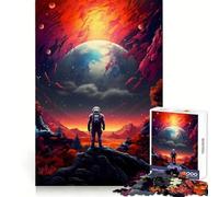 Rompecabezas Los astronautas Quieren Volver a casa para Adolescentes, 1000 Piezas, para desarrollar la Memoria, fácil de Usar, Bordes limpios, Regalo significativo (50x75cm)
