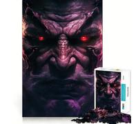 Rompecabezas Los Ojos Inquietantes del Infierno para Adolescentes, 1000 Piezas, para Mejorar la Memoria, para Disfrutar de un Juego de niños, con Bordes limpios, 38x52cm