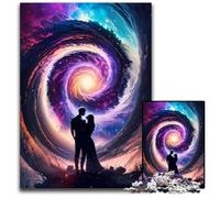 Rompecabezas Love of Cosmos de 1000 Piezas, Rompecabezas de cartón para Adultos, decoración del hogar y diversión navideña, 26x38cm/10,23x14,96 Pulgadas