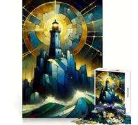 Rompecabezas Luminoso Guardianes del Mar para Adolescentes, 1000 Piezas, Juguete para ejercitar la Mente, diseño Relajante, Montaje, Sorpresa navideña (38x26cm)