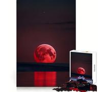 Rompecabezas Luna de Sangre Ascendente de 1000 Piezas para Adultos: Desafío Inteligente, Escape Tranquilo, Cierre Fino, Regalo Ideal (38x26cm)