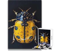 Rompecabezas Macro de Escarabajo Dorado para Adolescentes, 1000 Piezas, Aprendizaje a través del Juego, Ocasiones Especiales, tamaño 38x52cm