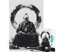 Rompecabezas Maestro Zen en Meditación para Adolescentes 1000 Piezas Juego para Estimular la Mente Piezas sin Rebabas Cortes Limpios Fácil de Aprender Diversión en Familia (50x75cm)
