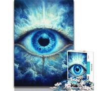 Rompecabezas Magic Eye de 1000 Piezas para Adolescentes, Juego Familiar antiestrés, desafío difícil, Regalo de Amigo Secreto, 38x26cm