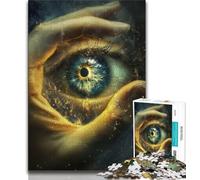 Rompecabezas Magic Eye de 1000 Piezas para Adolescentes y Adultos, Juego Familiar para aliviar el estrés, desafío difícil, Regalo para Amigos y Familiares, 50x75cm