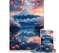 Rompecabezas Mañana Tranquila en el Monte Fuji para Adolescentes, 1000 Piezas, Juguete Mental, Entretenimiento, Corte Premium, Regalo Original (50x75cm)