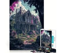 Rompecabezas Mansión Invadida de 1000 Piezas para Adolescentes Lógica Clara Juguete Relajante Corte Perfecto Regalo conmovedor (38x26cm)