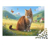 Rompecabezas Manx De 1000 Piezas para Adultos, Rompecabezas Paisaje Pastoral Adultos Juego De Rompecabezas Regalos Creativos 1000pcs (75x50cm)