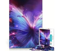 Rompecabezas Mariposa Espacial de 1000 Piezas para Adolescentes Fortalece la Memoria, Calma, relajación, Bordes Suaves Regalo increíble (38x52cm)