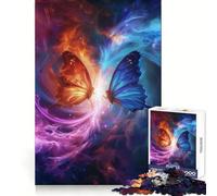 Rompecabezas Mariposa Espacial de 1000 Piezas para Adolescentes Juguete para ejercitar la Mente Juego en Grupo Arte y ensamblaje Regalo clásico (38x26cm)