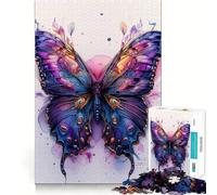 Rompecabezas Mariposa Espacial de 1000 Piezas para Adultos Juguete para ejercitar la Mente Imagen Suave y Relajante para armar Un Regalo Encantador (50x75cm)