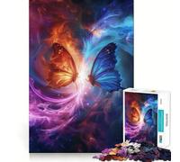 Rompecabezas Mariposa Espacial para Adolescentes, 1000 Piezas, Juego Mental, Juguete para Relajarse, Corte Íntimo, (50x75cm)