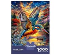 Rompecabezas Martín Pescador 1000 Piezas para Adultos Y Familias - Puzzle DIY, Desafío Satisfactorio 70x50cm/1000pcs