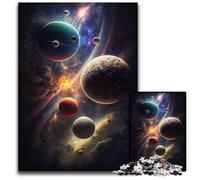 Rompecabezas Más allá de la Vía Láctea para Adultos, 1000 Piezas, Rompecabezas imposibles para Adultos, Juego Interactivo Familiar, 26x38cm/10,23x14,96 Pulgadas