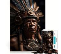 Rompecabezas mayas Antiguos para Adultos,1000 Piezas,estimulación Mental,Juego de Corte preciso,alineación, Actividad para Fortalecer los Lazos Familiares (50x75cm)