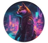 Rompecabezas mecánico de Lobo para Adultos de 1000 Piezas. Un desafío para el Cerebro y un Juguete Relajante para Adolescentes (67,5 x 67,5 cm).