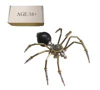 Rompecabezas mecánico de metal 3D, más de 90 piezas Steampunk de vientre redondo, modelo de insectos, kit de bricolaje, rompecabezas de cerebro, adorno de escritorio, regalo de cumpleaños y Navidad