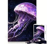 Rompecabezas Medusa Espacial de 1000 Piezas para Adultos, Juguete de lógica Mental, Juego de Mesa, Corte Firme, (38x52cm)