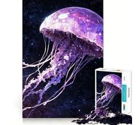 Rompecabezas Medusa Espacial de 1000 Piezas para Adultos, Juguete de lógica Mental, Juego de Mesa, Corte Firme, (38x52cm)