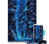Rompecabezas Metrópolis Submarina 1000 Juego de Estimulación Mental Cierre Seguro Sin Piezas Sueltas Desafío Mental Interactivo para el Hogar (50x75cm)