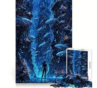 Rompecabezas Metrópolis Submarina de 1000 Piezas para Adolescentes Diseño nítido y Relajante Corte Uniforme Regalo Ideal de Navidad (38x52cm)