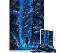 Rompecabezas Metrópolis Submarina de 1000 Piezas para Adolescentes Ejercicio Mental, pasatiempo Relajante Navidad (38x26cm)
