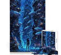 Rompecabezas Metrópolis Submarina para Adultos, 1000 Piezas, Ejercicio Mental, Escape Tranquilo, Cierre Seguro, Bonito Regalo (50x75cm)