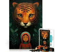 Rompecabezas Mi Amigo el Tigre para Adultos, 1000 Piezas, Logic Boost Toy Group, Joy Premium Edge, Sorpresa de cumpleaños (50x75cm)