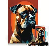 Rompecabezas Mi Perro bóxer para Adultos, 1000 Piezas, Juguete para ejercitar la Mente, diversión en Interiores, Corte de precisión, Regalo navideño (50x75cm)