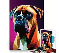 Rompecabezas Mi Perro bóxer para Adultos, 1000 Piezas, Juguete para ejercitar la Mente, Tiempo de relajación, diseño, Montaje, (38x52cm)