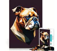 Rompecabezas Mi Perro Bulldog para Adolescentes, 1000 Piezas, diseño Relajante y fácil de armar, Regalo clásico (50x75cm)