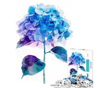 Rompecabezas Minimalista de 1000 Piezas para Adultos con diseño de hortensias Ayuda a ejercitar el Cerebro Ideal para Pasar el Tiempo en casa Juegos Familiares para Mayores de 14 años (38x26cm)