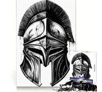 Rompecabezas Minimalista de Casco Antiguo de 1000 Piezas para Adolescentes Estimulación cognitiva Tiempo Libre Cierre hermético Regalo Ideal para Navidad (38x26cm)