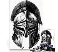 Rompecabezas Minimalista de Casco Antiguo para Adultos, 1000 Piezas, para Fortalecer la Mente, Relajarse y desconectar Bordes Uniformes (50x75cm)