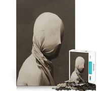 Rompecabezas Minimalista Veiled Solitude para Adolescentes,1000 Piezas,Divertido Juego de Memoria,Superficie Lisa sin Rebabas,Regalo de cumpleaños,Juguete para ejercitar la Mente (38x26cm)