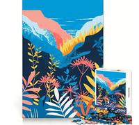 Rompecabezas Minimalistas de Plantas y Naturaleza para Adolescentes,1000 Piezas,Ejercicio Mental,diversión Relajante,Corte preciso, Navidad (38x52cm)