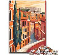 Rompecabezas Minimalistas de Roma, Italia, para Adultos, 1000 Piezas Un Juego desafiante, Toda la Familia 2000 Piezas (70x100cm)