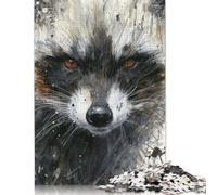 Rompecabezas Mirada Salvaje, desafío difícil, 100% cartón Reciclado, Ideal para Adultos y Adolescentes, 1000 Piezas (26 x 38 cm)